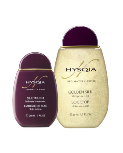 Hysqia Silk Intimate Set Набір Ніжність Шовку  Золотий  Шовк 50мл + Дотик шовку 30мл