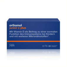 Orthomol Junior C Plus Вітаміни жувальні цукерки-машинки лісова ягода 30 днів