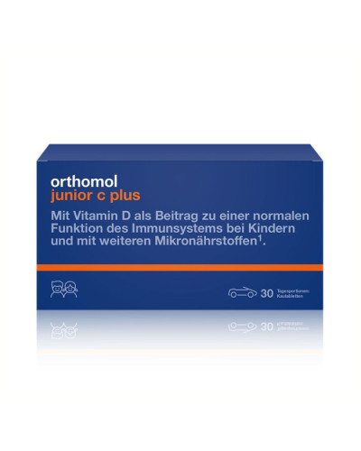 Orthomol Junior C Plus Вітаміни жувальні цукерки-машинки лісова ягода 30 днів