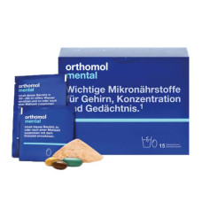 Orthomol Mental  Вітамінний комплекс для обміну речовин та розумової діяльності  15 днів