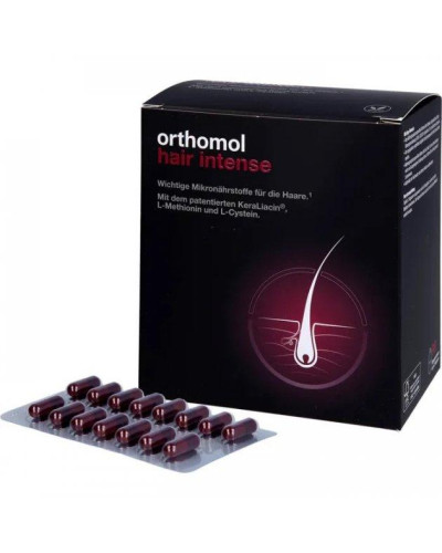 Orthomol Hair Intense Комплекс вітамінів та мікроелементів для зміцнення волосся 90 днів