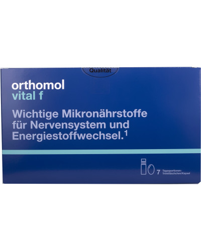 Orthomol Vital F Витамины и минералы, питьевой для женщин 7 дней