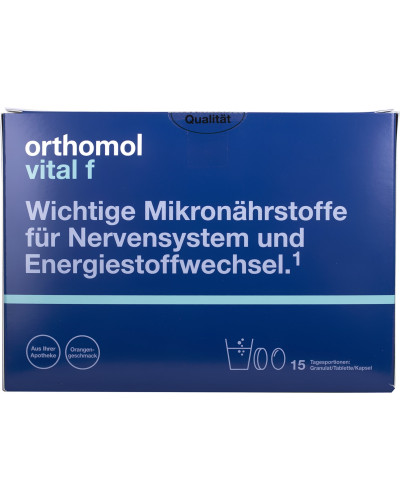Orthomol Vital F Витамины и минералы гран. для женщин 15 дней