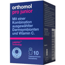 Orthomol Pro Junior жувальні ведмедики для підтримки дитячого кишечника 10 днів