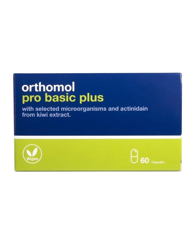 Orthomol Pro Basic Plus Вітаміни та мінерали для оптимізації шлункового травлення №60