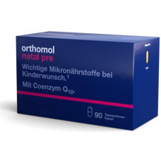Orthomol Natal pre капсули, вітаміни для планування вагітності 90 днів