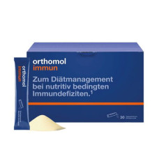 Orthomol Immun Directgranulat Menthol Вітаміни та мінерали —Малина, відновлення імунної системи 30 днів