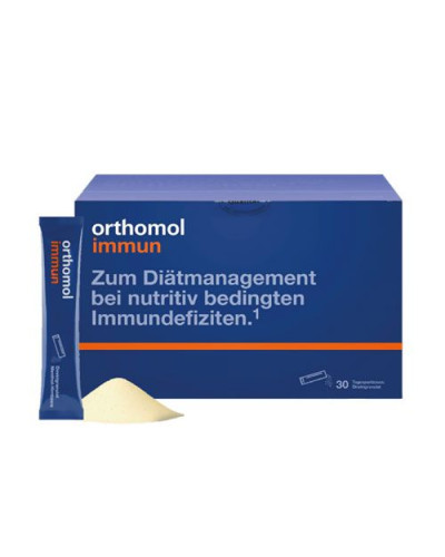 Orthomol Immun Directgranulat Menthol Витамины и минералы —Малина, восстановление иммунной системы 30 дней