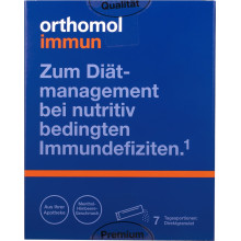 Orthomol Immun Directgranulat Menthol Вітаміни та мінерали —Малина, відновлення імунної системи 7 днів
