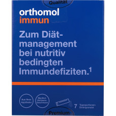 Orthomol Immun Directgranulat Menthol Вітаміни та мінерали —Малина, відновлення імунної системи 7 днів