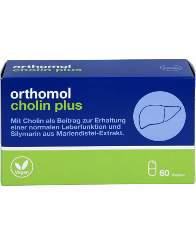Orthomol Cholin Plus Вітаміни та мінерали для печінки капсули №30