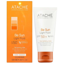 ATACHE BE SUN Light Fluid SPF 50+ Омолаживающий солнцезащитный флюид для всех типов кожи 50 мл