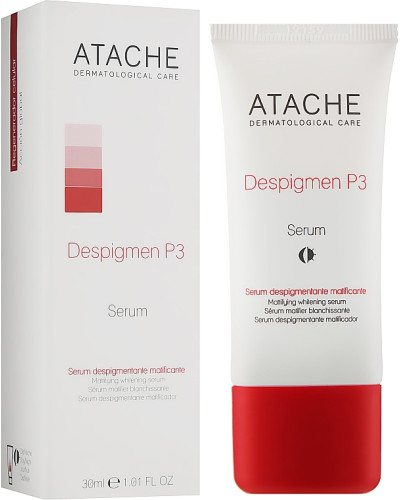 ATACHE Depigment P3 Serum Депігментуюча ліпосомна сироватка з вітаміном С, арбутином та  коєвою кислотою 30 мл