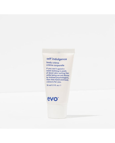 evo Self Indulgence Body Crème [индульгенция] увлажняющий крем для тела 30 мл