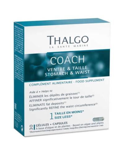 Thalgo Сoach Stomach & Waist, коуч для живота и талии, 30 капсул