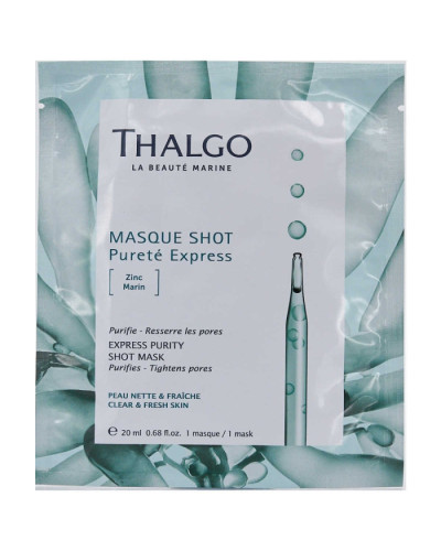 Thalgo Express Purity Shot Mask, маска Мгновенная чистота, 1*20