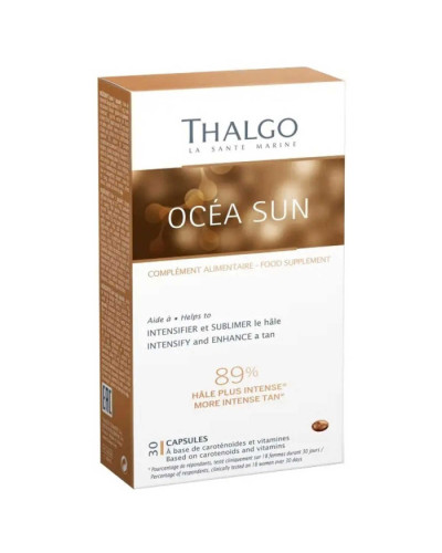 Thalgo Ocean Sun, антиоксидант, захист шкіри, очей та волосся, 30 капсул