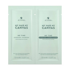 Alterna My Hair My Canvas Me Time Everyday Duo Packettess Shampoo + Conditioner, миниатюры для увлажнения волос