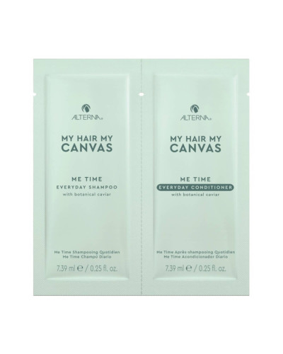 Alterna My Hair My Canvas Me Time Everyday Duo Packettess Shampoo + Conditioner, мініатюри для зволоження волосся