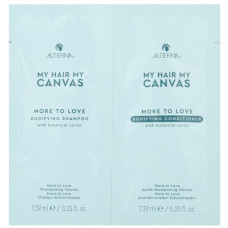 Alterna My Hair My Canvas More to Love Bodifying Duo Packettess Shampoo + Conditioner, набор для укрепления волос, 2x7,4 мл