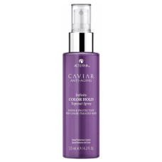 Alterna Caviar Anti-Aging Infinite Color Hold Topcoat Spray, спрей для збереження кольору фарбованого волосся з екстрактом чорної ікри без сульфатів, 125 мл
