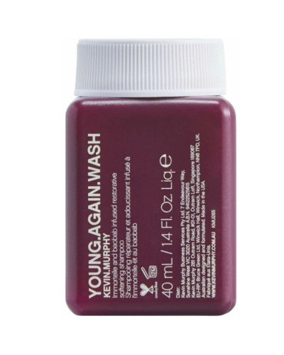Kevin Murphy Young Again Wash / [Янг.Эгейн], шампунь для укрепления и восстановления длинных волос, 40 мл