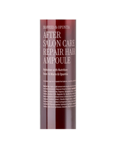CURLY SHYLL After Salon Care Repair Hair Ampoule, восстанавливающая ампула для поврежденных волос, 100 мл