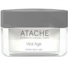 ATACHE Vital Age Antiage V-B3 Wrinkle Attack, омолоджуючий крем для лица с ретинолом, ниацинамидом, маслом зверобоя и гиалуроновой кислотой, 50 мл
