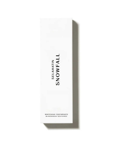 Selahatin Whitening Toothpaste Snowfall, відбілювальна зубна паста зі смаком перцевої м’яти, солодкої м’яти та ментолу, 65 мл