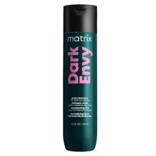 Matrix Dark Envy Green Shampoo, шампунь для нейтрализации нежелательных красных полутонов волос оттенков брюнет, 300мл