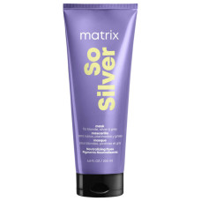 Matrix So Silver Mask, маска для нейтрализации нежелательных желтых полутонов волос оттенков блонд, 500 мл