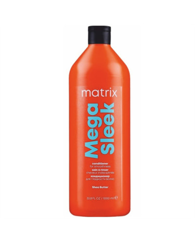 Matrix Mega Sleek Conditioner, кондиціонер для гладкості неслухняного волосся, 1000 мл
