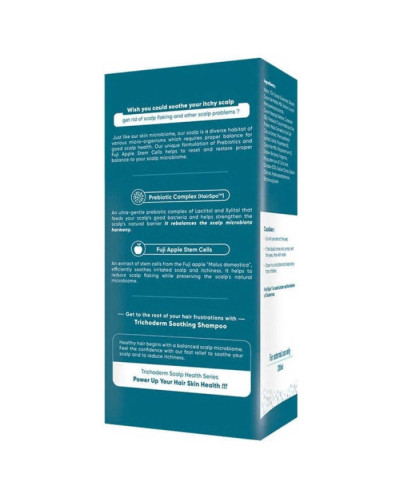 Trichoderm Scalp Dry for Normal Soothing Shampoo, успокаивающий шампунь для нормальной, сухой и чувствительной кожи головы, 200 мл