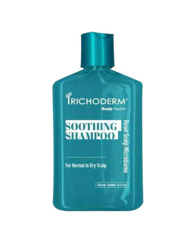 Trichoderm Scalp Dry for Normal Soothing Shampoo, успокаивающий шампунь для нормальной, сухой и чувствительной кожи головы, 200 мл