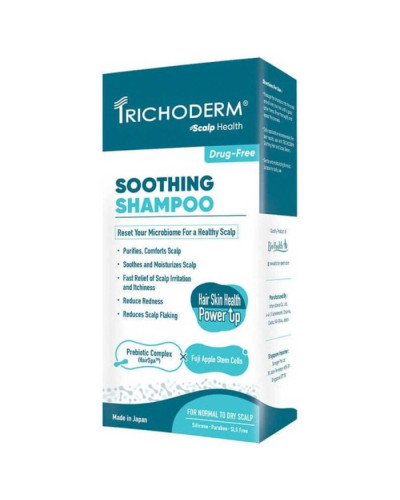 Trichoderm Scalp Dry for Normal Soothing Shampoo, успокаивающий шампунь для нормальной, сухой и чувствительной кожи головы, 200 мл