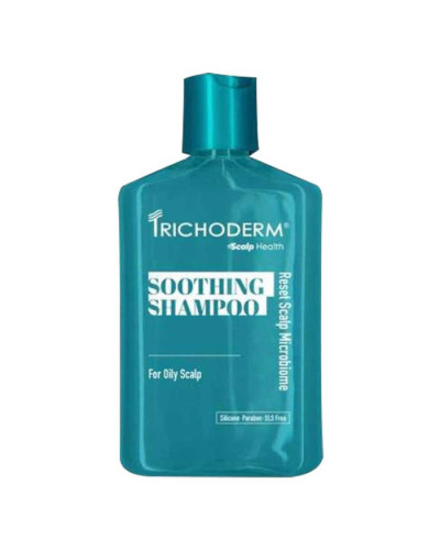 Trichoderm Scalp Oily Soothing Shampoo, заспокійливий шампунь для жирної та чутливої шкіри голови, 200 мл