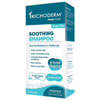 Trichoderm Scalp Oily Soothing Shampoo, заспокійливий шампунь для жирної та чутливої шкіри голови, 200 мл