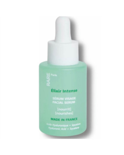 RARE Paris Élixir Intense Nourishes Facial Serum, увлажняющая сыворотка для лица с гиалуроновой кислотой и скваланом