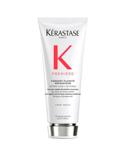 Kerastase Premiere Fondant Fluidite Reparateur, декальцинирующий кондиционер для смягчения и восстановления всех типов поврежденных волос, 200 мл