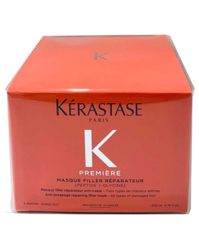 Kerastase Premiere Masque Filler Reparateur, маска-філер для зменшення ламкості та відновлення всіх типів пошкодженого волосся, 200 мл