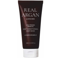 Rated Green Real Argan Deep Conditioning Hair, глибоко кондиціонувальна маска з аргановою олією, 200 мл