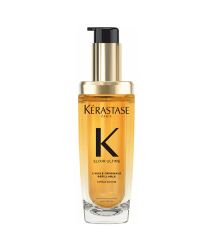 Kerastase Elixir Ultime L'huile Originale Refillable, універсальна олійка-концентрат для тьмяного волосся, 75 мл