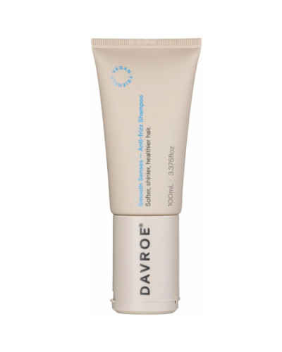 DAVROE Smooth Senses Anti-Frizz Shampoo, пом'якшувальний шампунь для хвилястого волосся, 100 мл