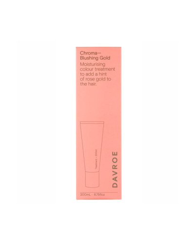 DAVROE Chroma Colour Treatments Blushing Gold, тонувальний бальзам для волосся, 200 мл