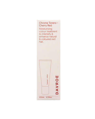 DAVROE Chroma Colour Treatments Toners Cherry Red, тонувальний бальзам для волосся , 200 мл