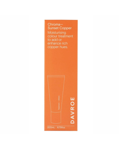 DAVROE Chroma Colour Treatments Sunset Copper, тонувальний бальзам для волосся, 200 мл