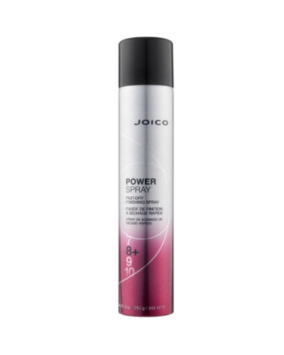 Joico Style and Finish Power Spray Fast-Dry Finishing Spray, лак для укладки волос экстрасильной фиксации (8–10), 345 мл