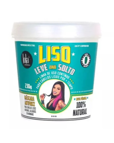 Lola from Rio Liso Leve and Solto Mask, маска для вирівнювання волосся, 230 г