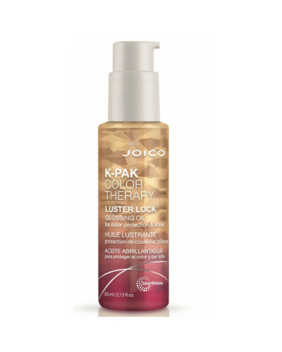 Joico K-Pak Color Therapy Luster Lock Glossing Oil, олія стайлінгова відновлювальна, 63 мл