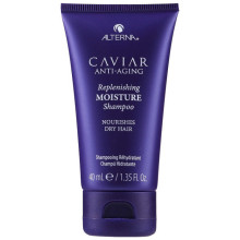 Alterna Caviar Anti-Aging Replenishing Moisture Shampoo, зволожувальний шампунь з екстрактом чорної ікри, 40 мл